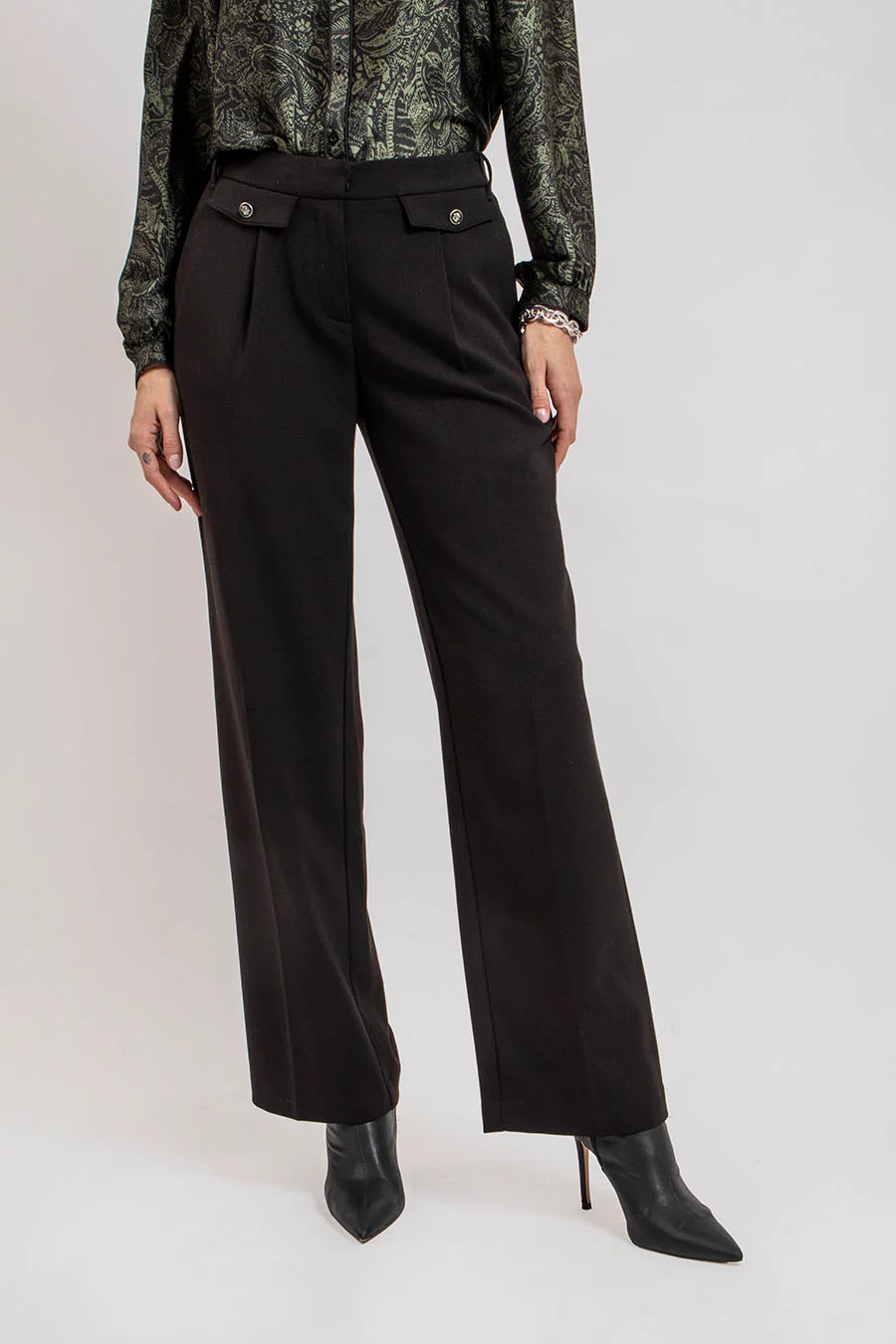 Pantalon Palazzo noir - Image 3