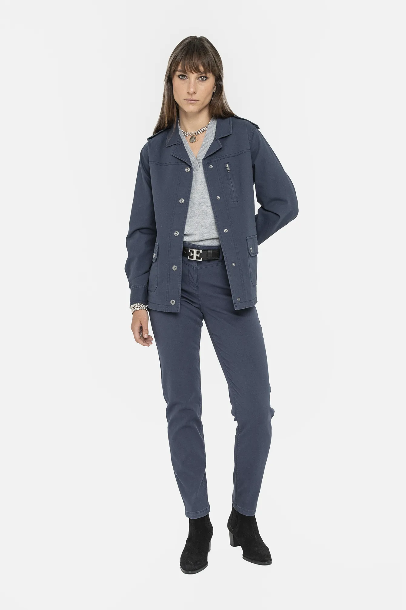Pantalon slim bleu - Image 6