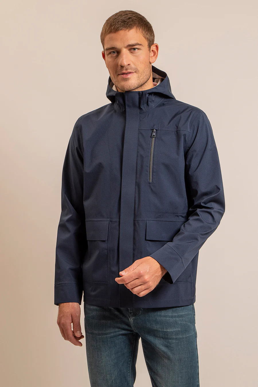 Parka coupe vent navy - Image 2