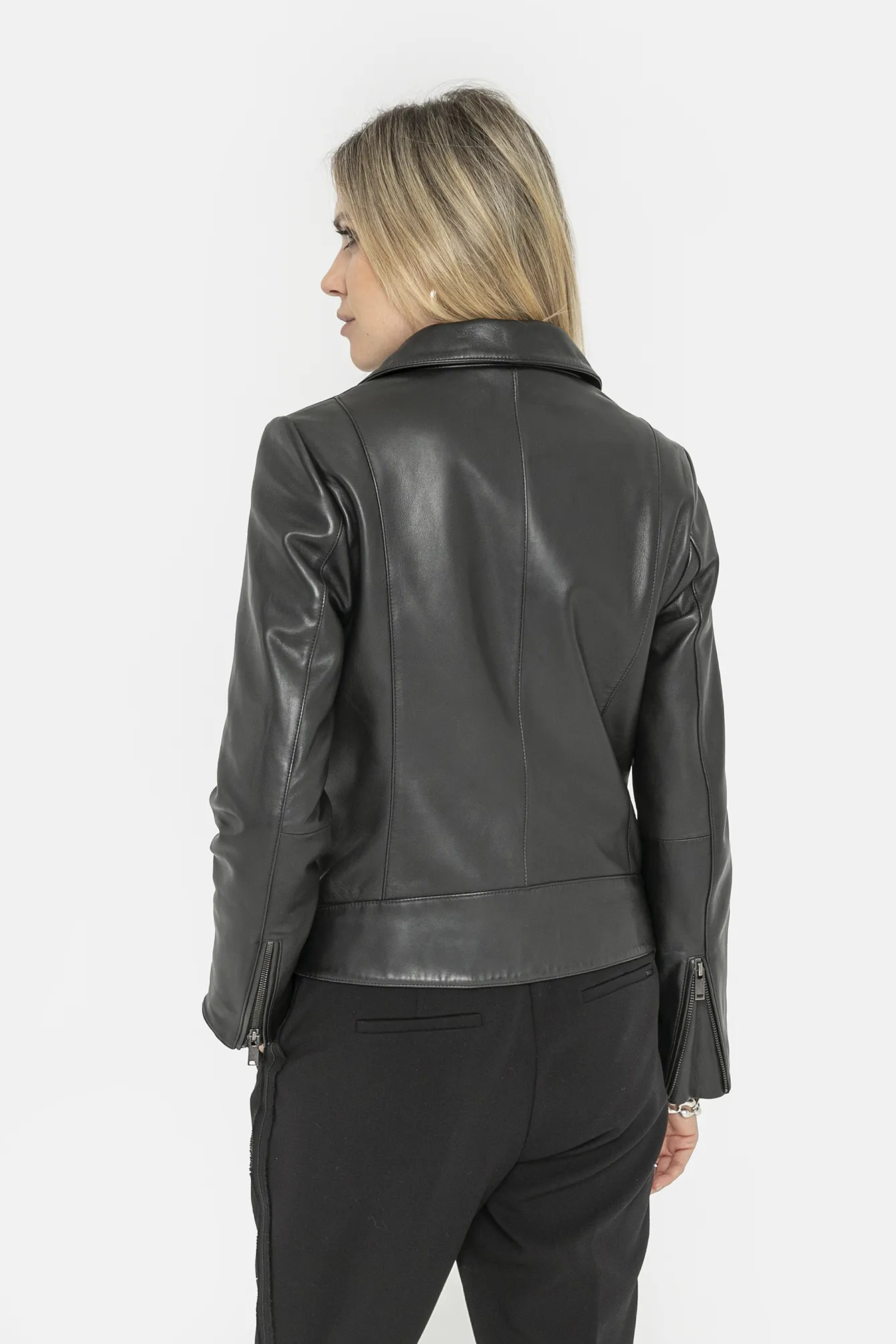 Perfecto en cuir noir - Image 3