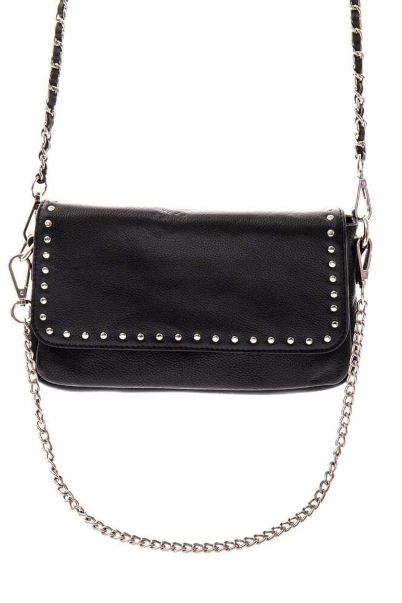 Pochette en cuir noir - Image 4