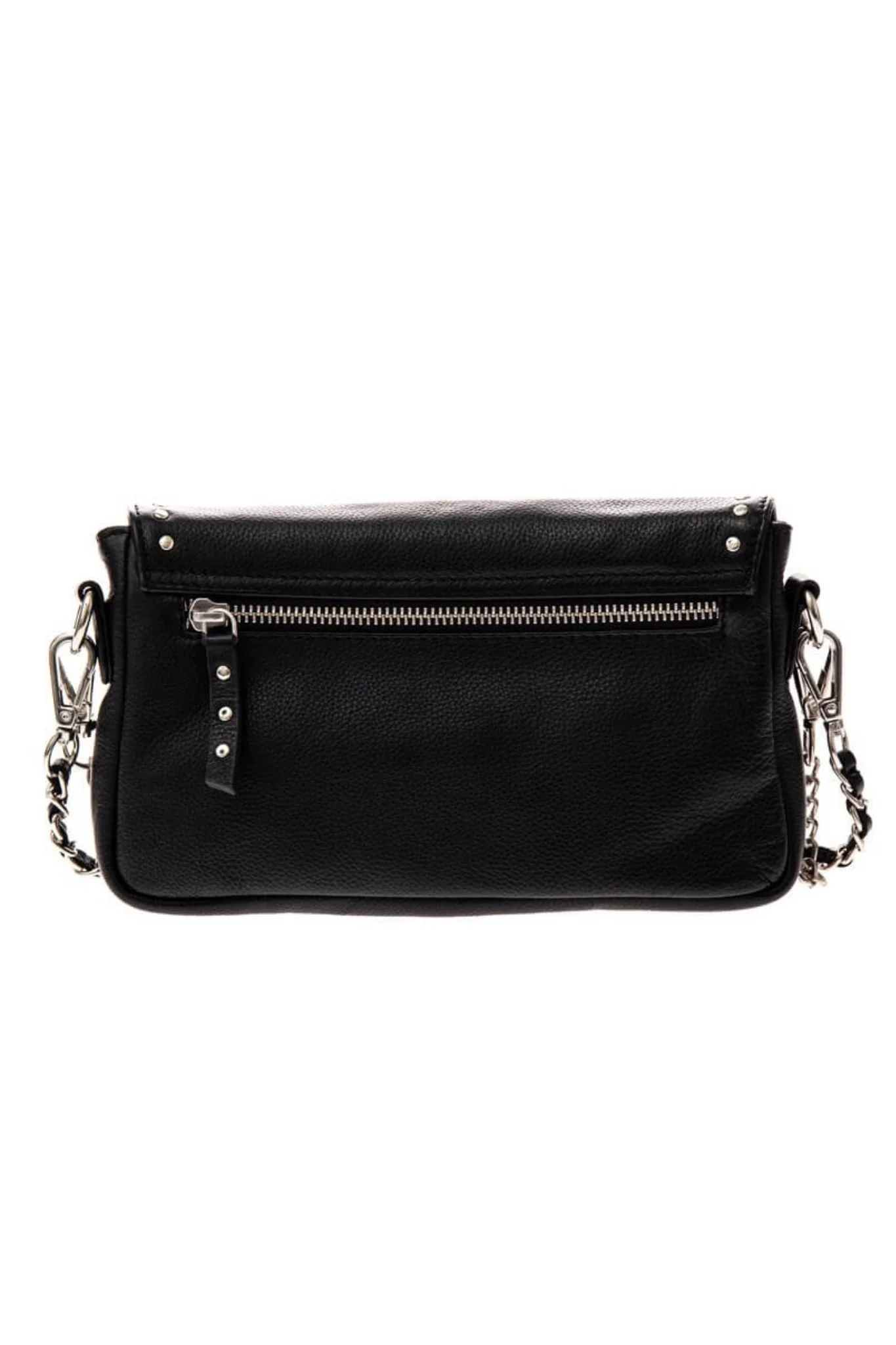 Pochette en cuir noir - Image 5
