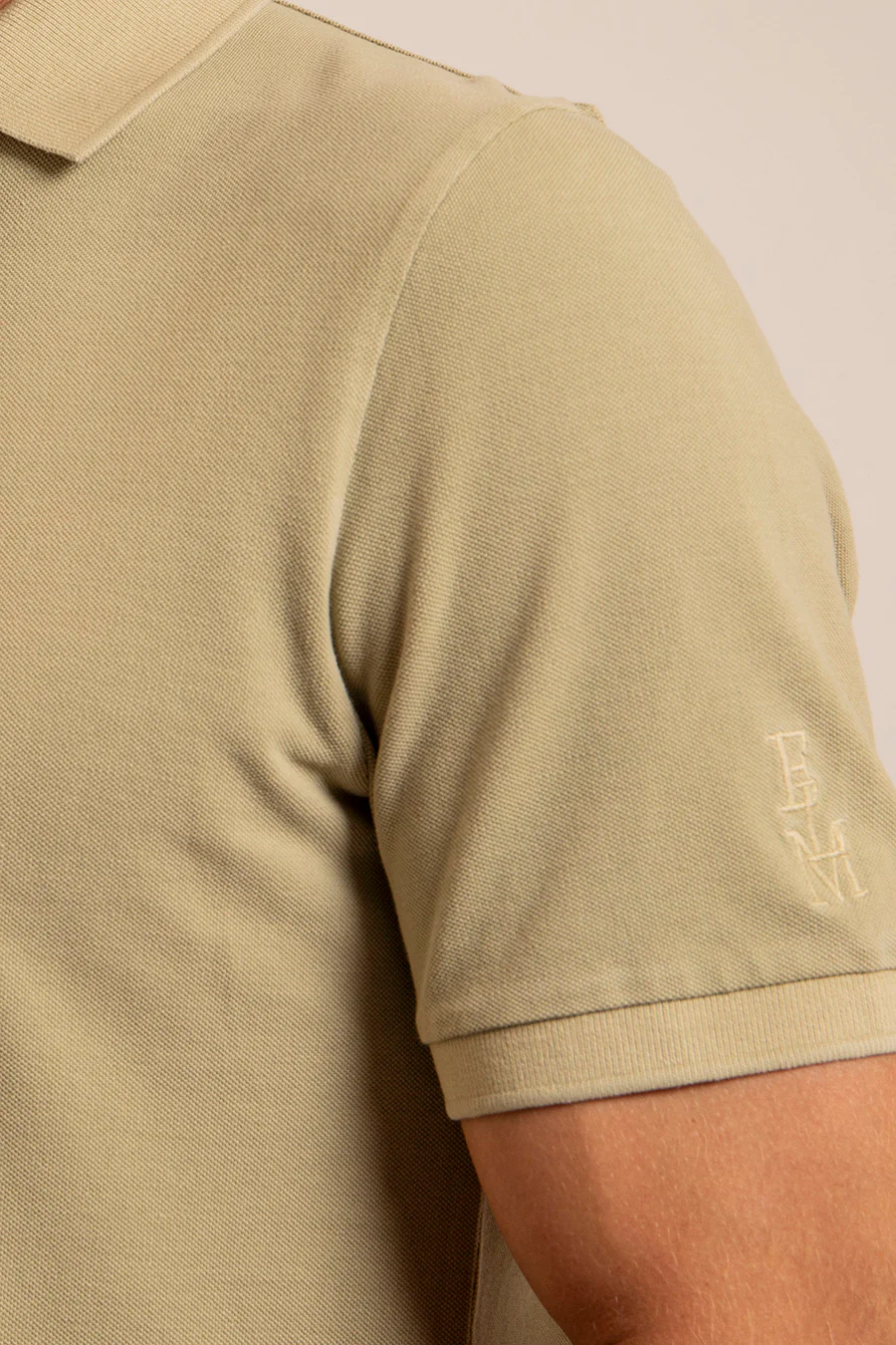 Polo coloris sauge - Image 5