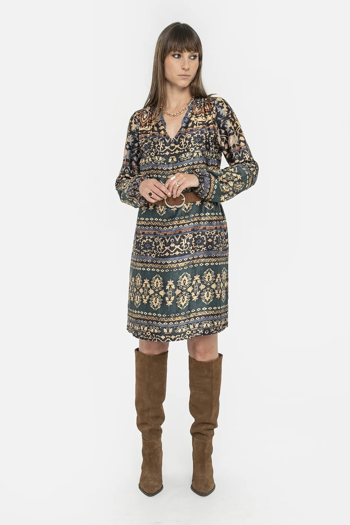 Robe et ceinture aux motifs aztèque - Image 4