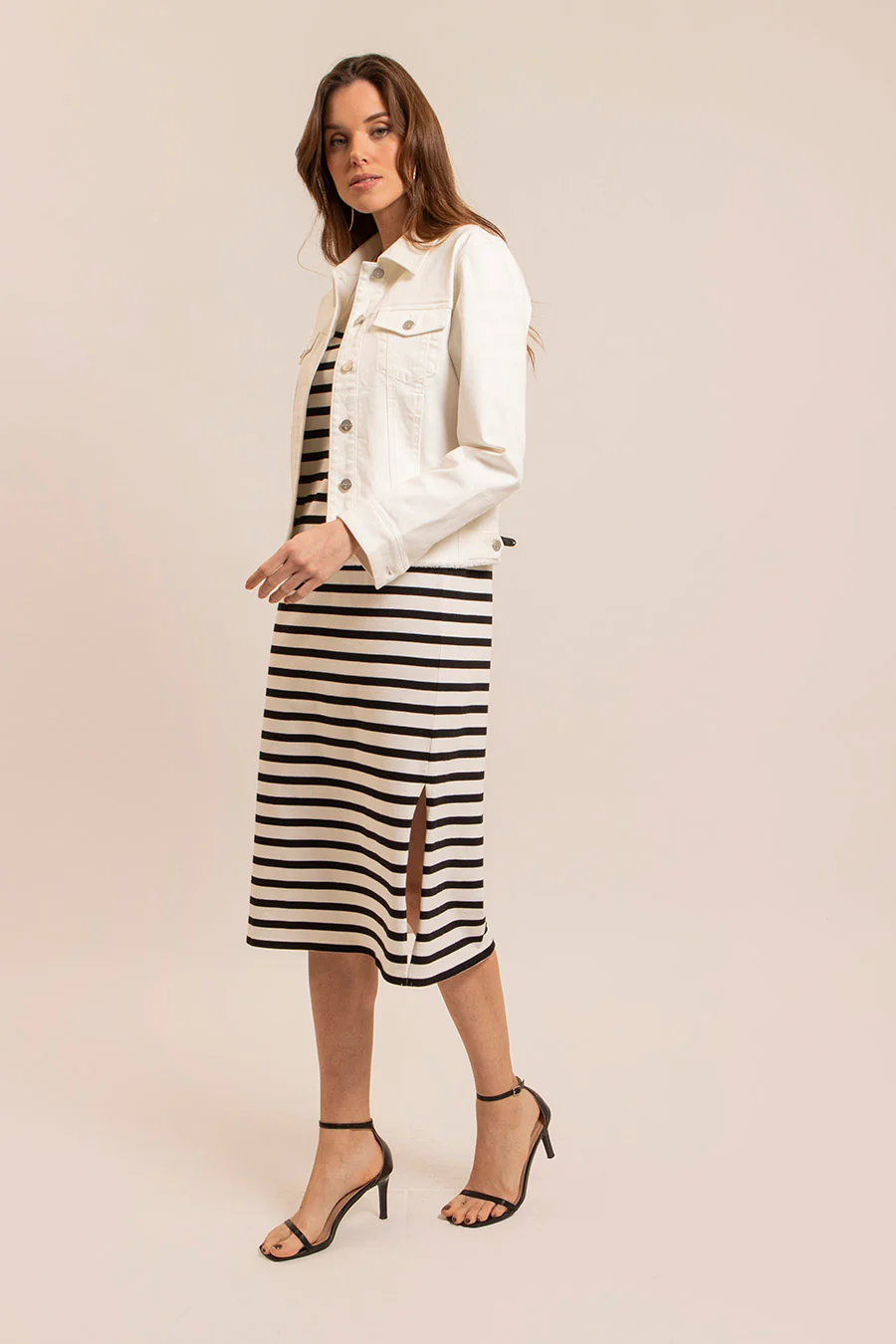 Robe longue marinière - Image 4