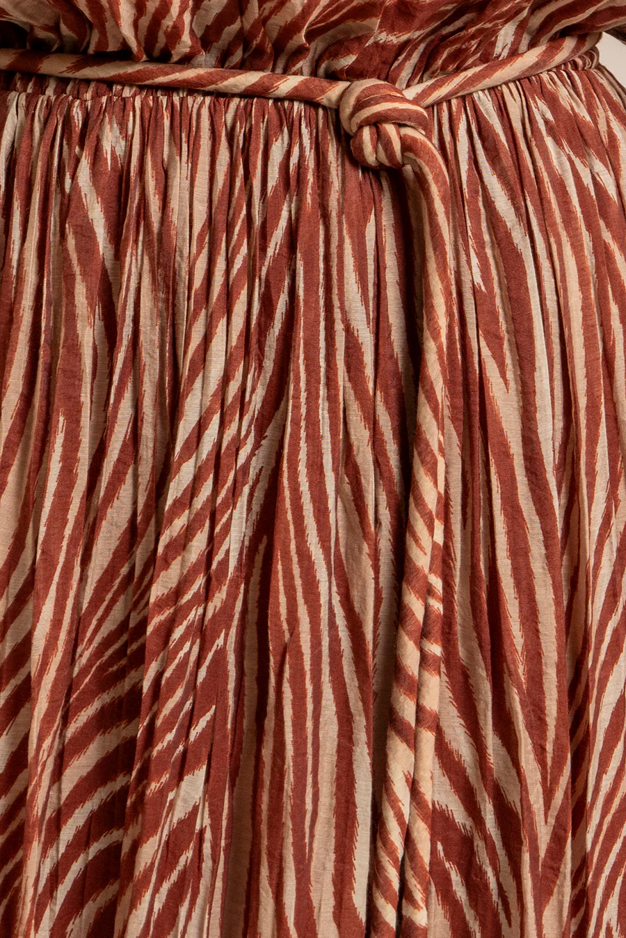Robe motif zèbre chocolat - Image 4