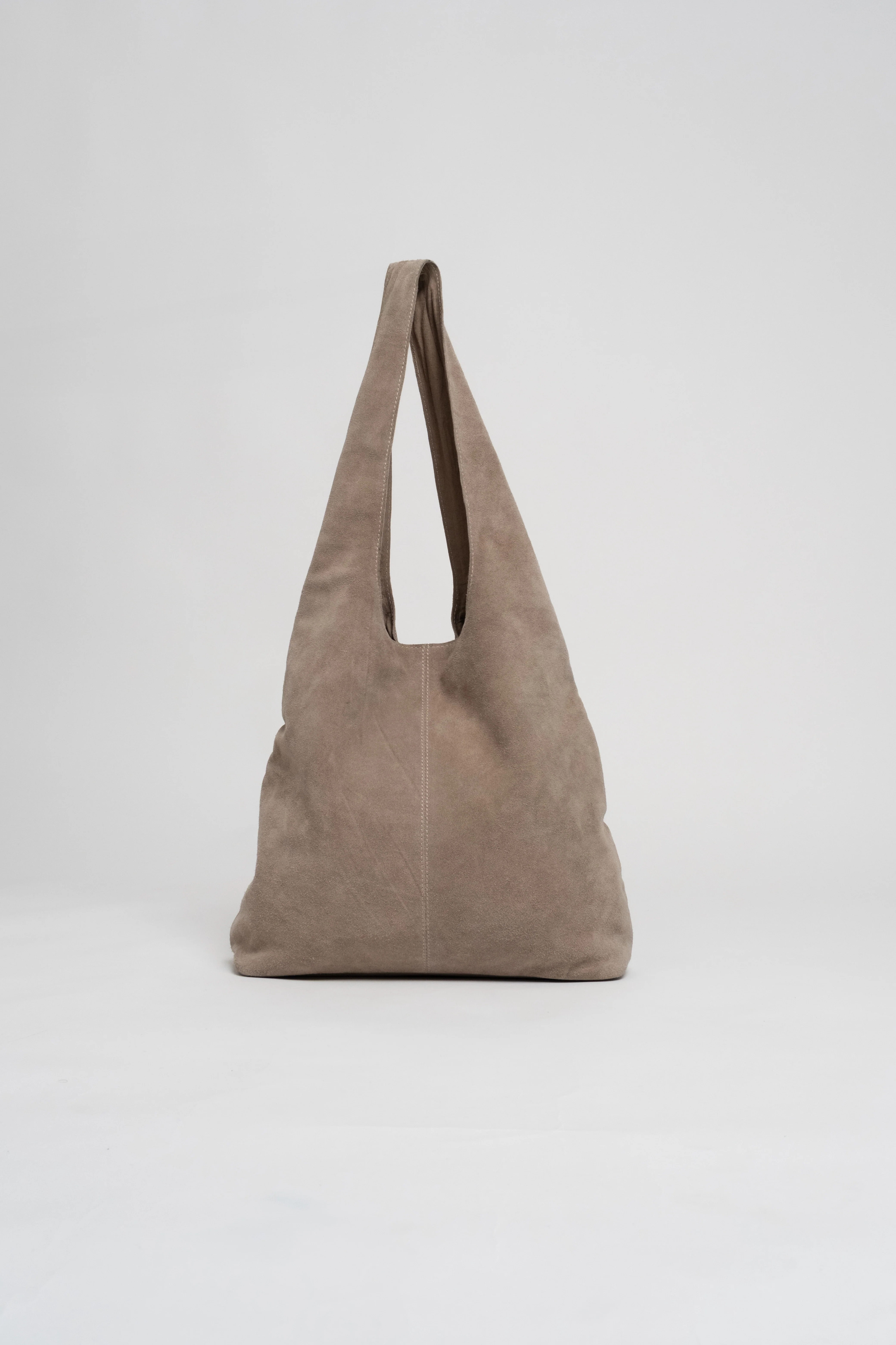 Sac besace beige daim détails métal - Image 3