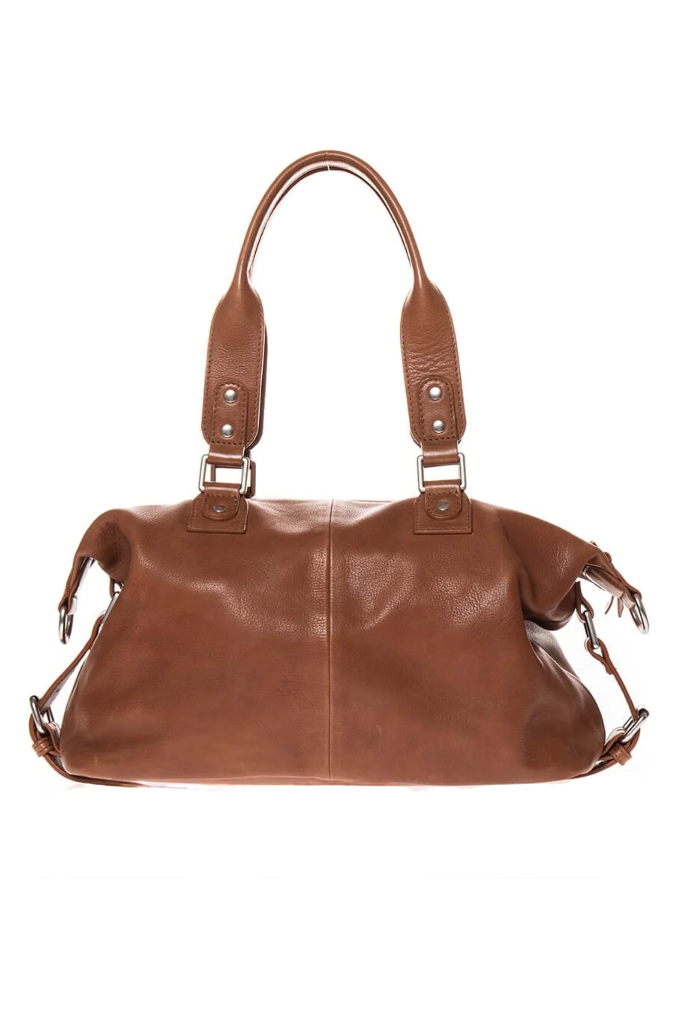 Sac bowling en cuir camel - Image 3
