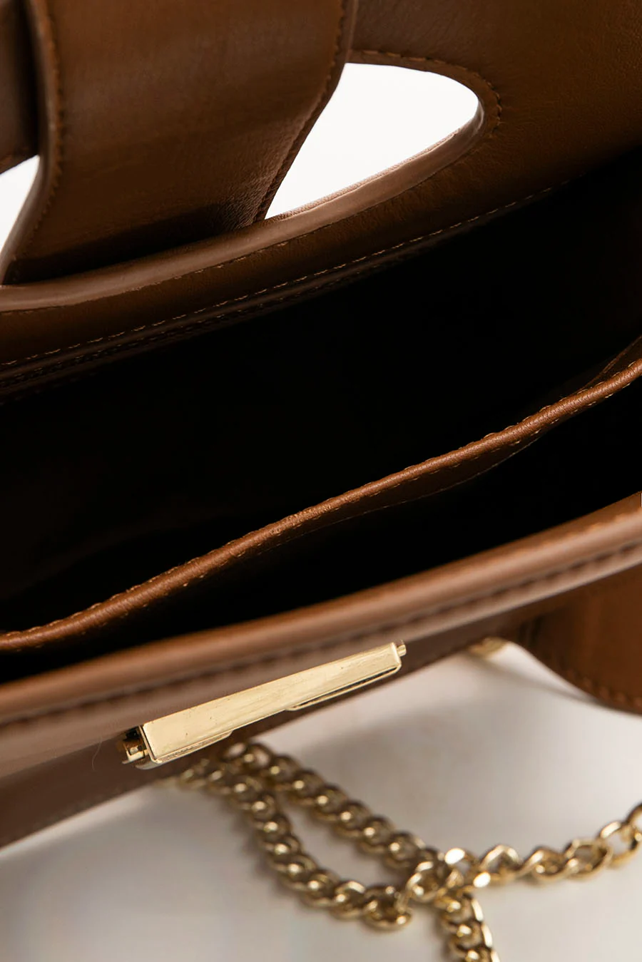 Sac en cuir camel - Image 3