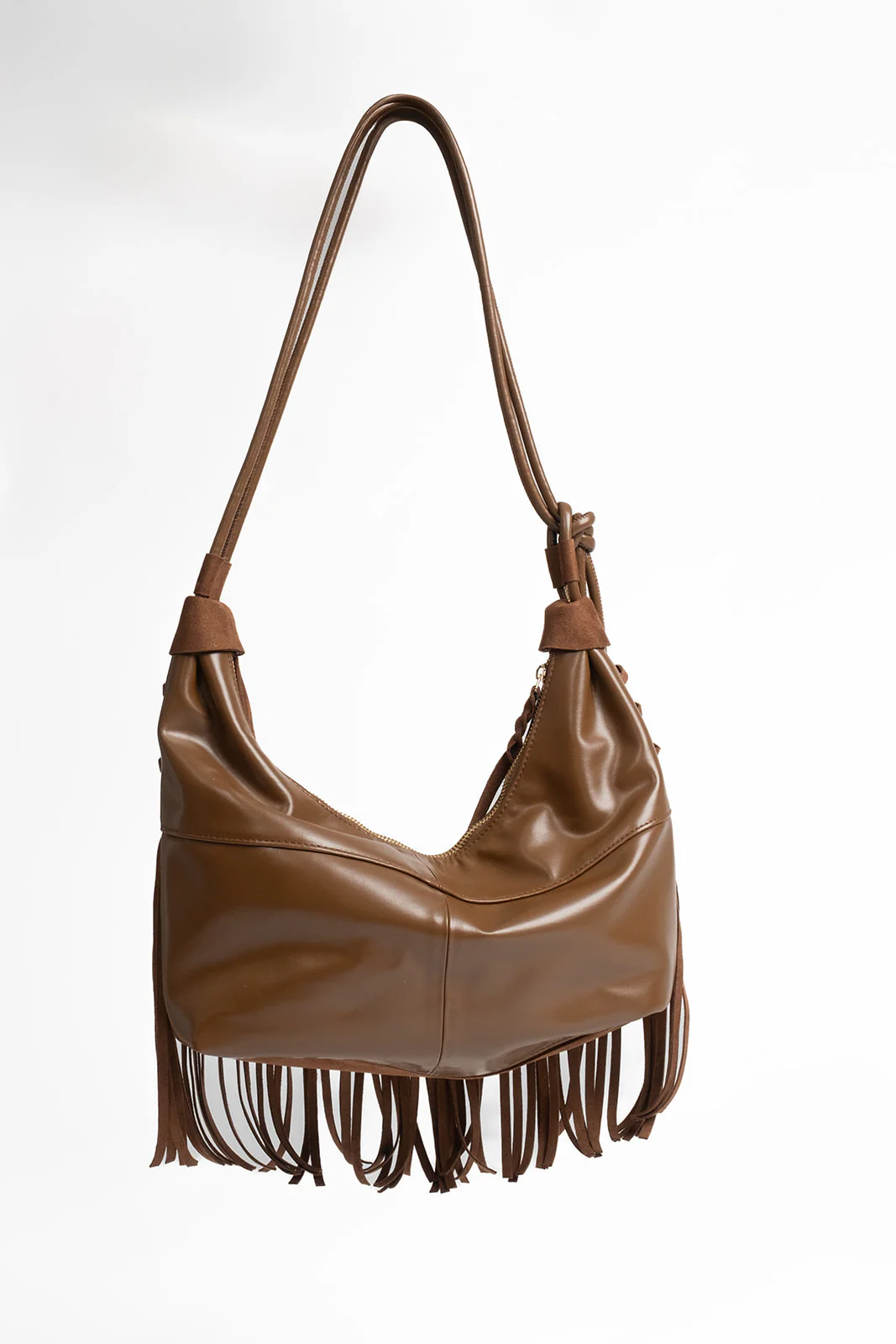 Sac franges chocolat esprit western - Image 3