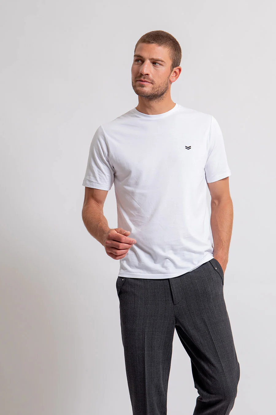 Tee-shirt blanc 100% coton responsable