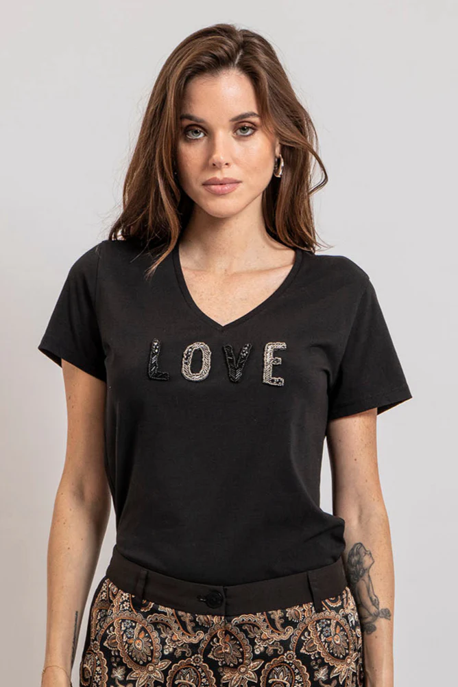 Tshirt noir LOVE