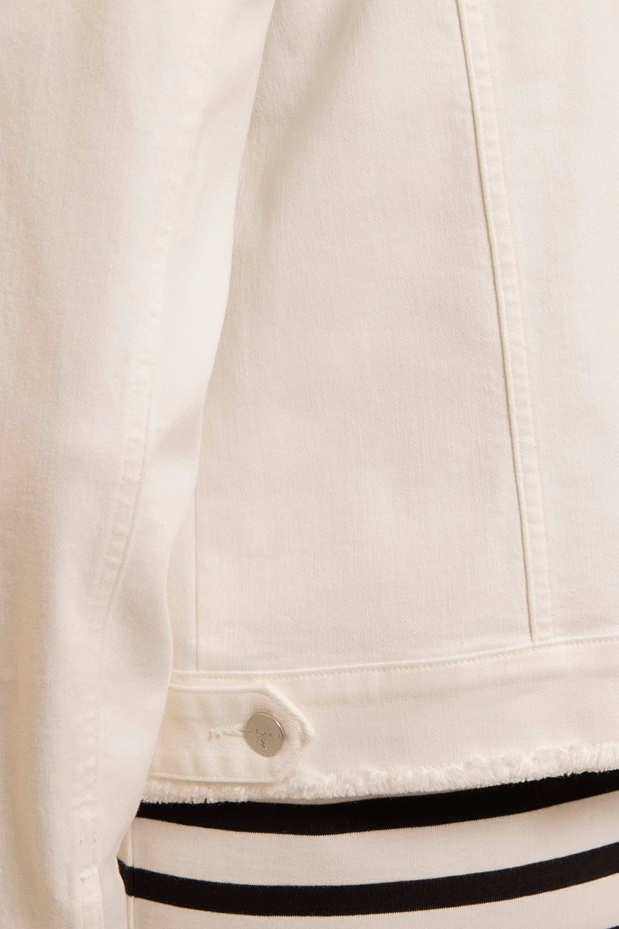 Veste en jean blanche - Image 3