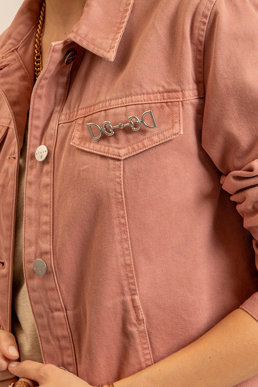 Veste en jean bruyère - Image 2
